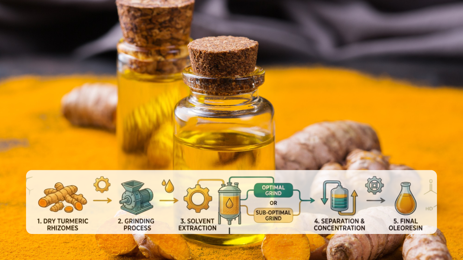 Turmeric Oleoresin Extraction