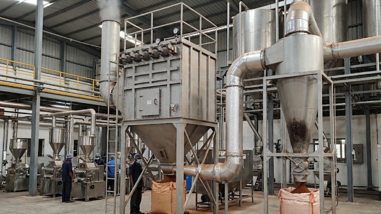 dust-free processing