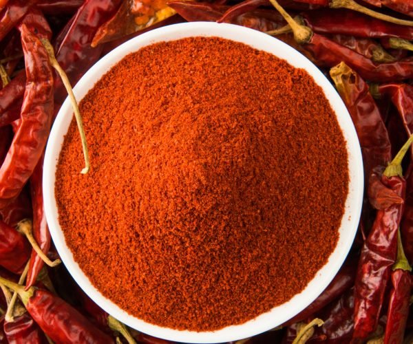 Indian spice Red chilli or lal mirch powder